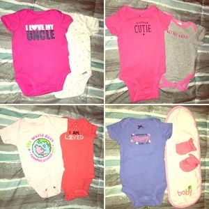 Baby Onsies Size NB & 0-3 Months